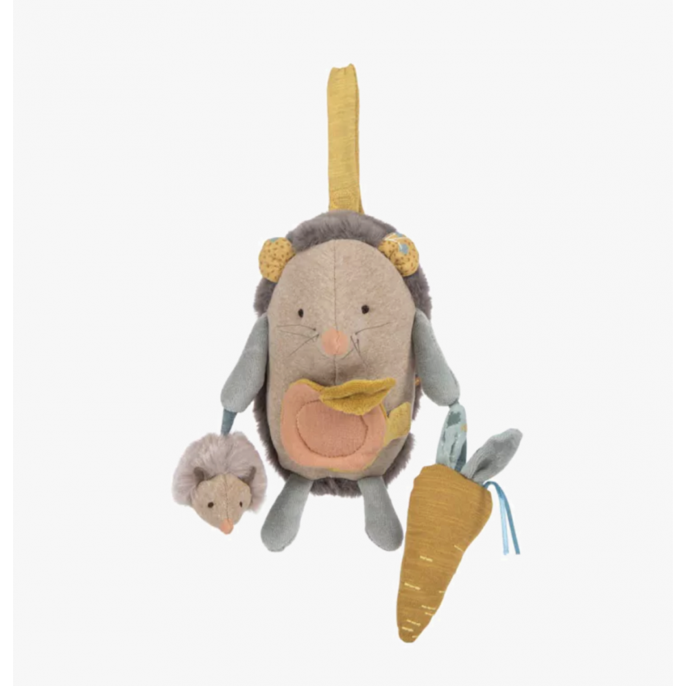 Hérisson d'activités à suspendre - Trois petits lapins - Moulin Roty
