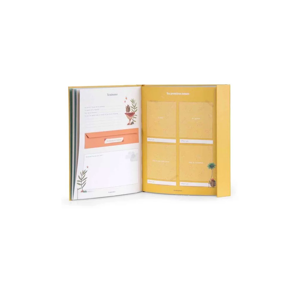 Livre de naissance - Trois petits lapins - Moulin Roty