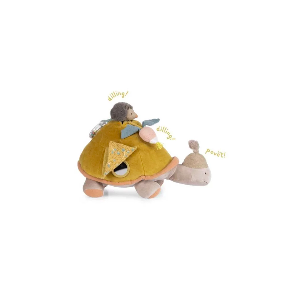 Grande tortue d'activités - Trois petits lapins - Moulin Roty