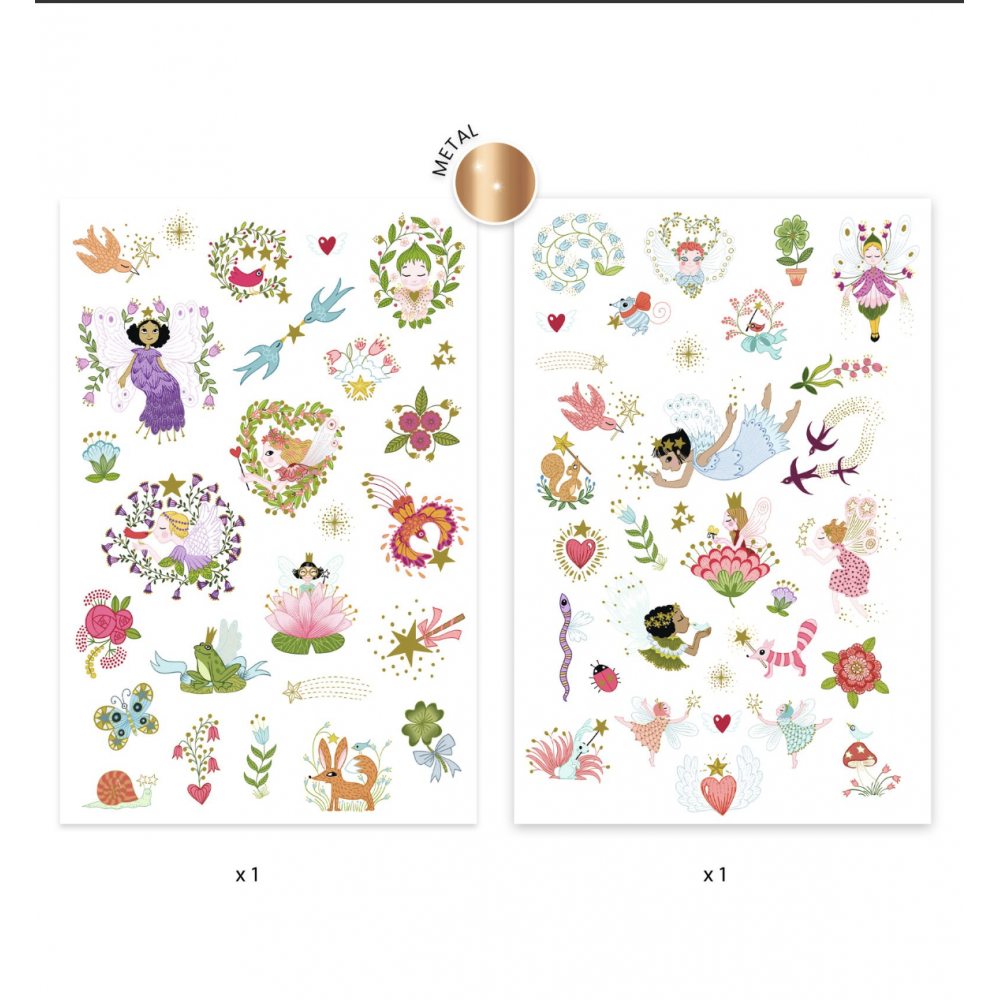 Tatouages Fairy friends - Djeco