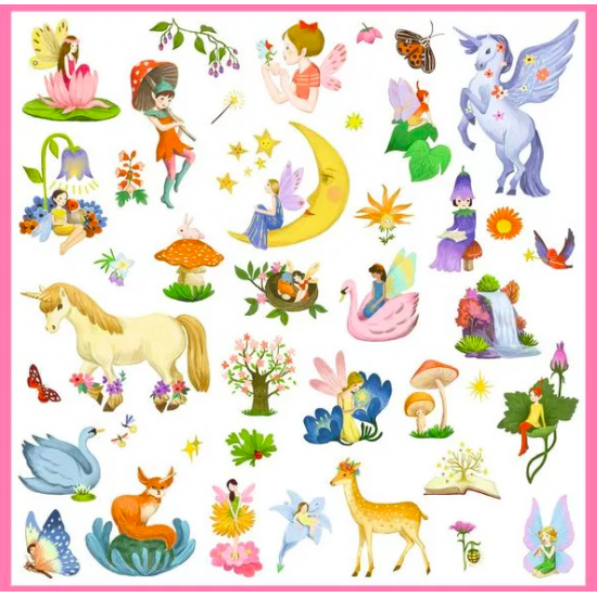 Stickers métallisés - Fantasy - Djeco