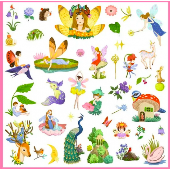 Stickers métallisés - Fantasy - Djeco