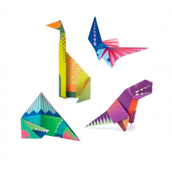 Origami dinosaures - Djeco