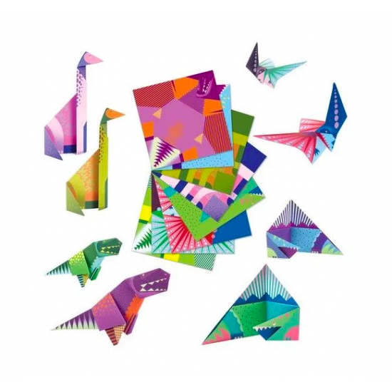 Origami dinosaures - Djeco
