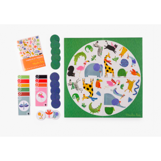 Jeu cherche et trouve - Les Toupitis - Moulin Roty