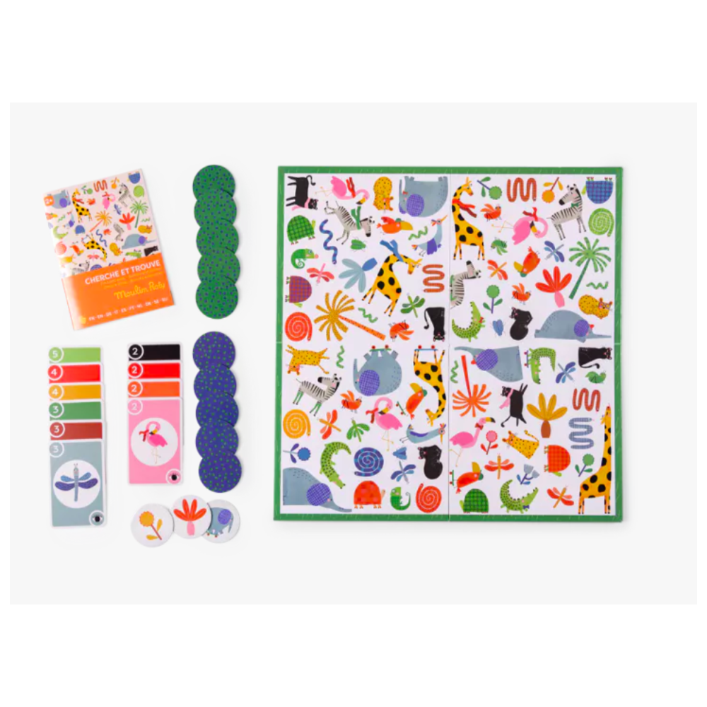 Jeu cherche et trouve - Les Toupitis - Moulin Roty