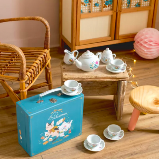 Valise dînette thé céramique - Les Parisiennes - Moulin Roty