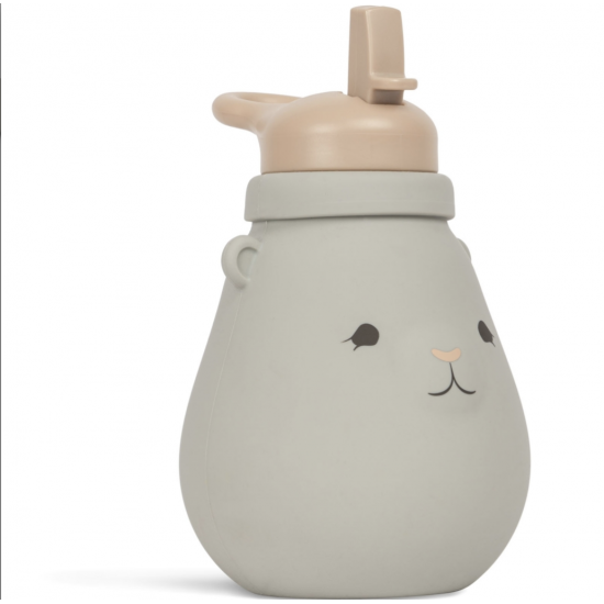 Gourde silicone 400 ml Teddy - Topanga Beach - Konges Slojd