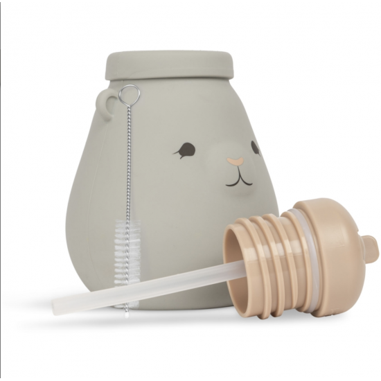 Gourde silicone 400 ml Teddy - Topanga Beach - Konges Slojd