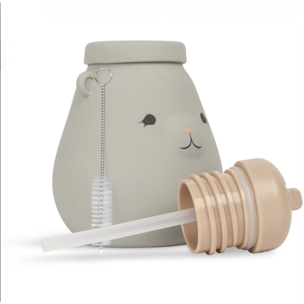 Gourde silicone 400 ml Teddy - Topanga Beach - Konges Slojd