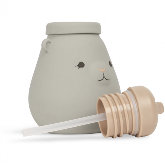 Gourde silicone 400 ml Teddy - Topanga Beach - Konges Slojd