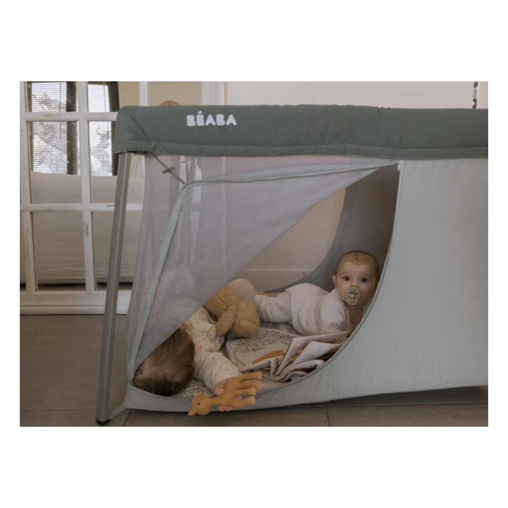 Lit parapluie 3 en 1 eazy - Mineral Grey - Beaba