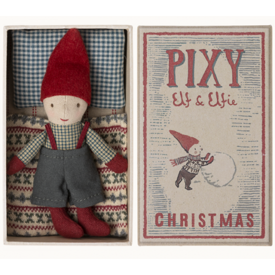 Elfe Pixi dans sa boîte assortie - Maileg
