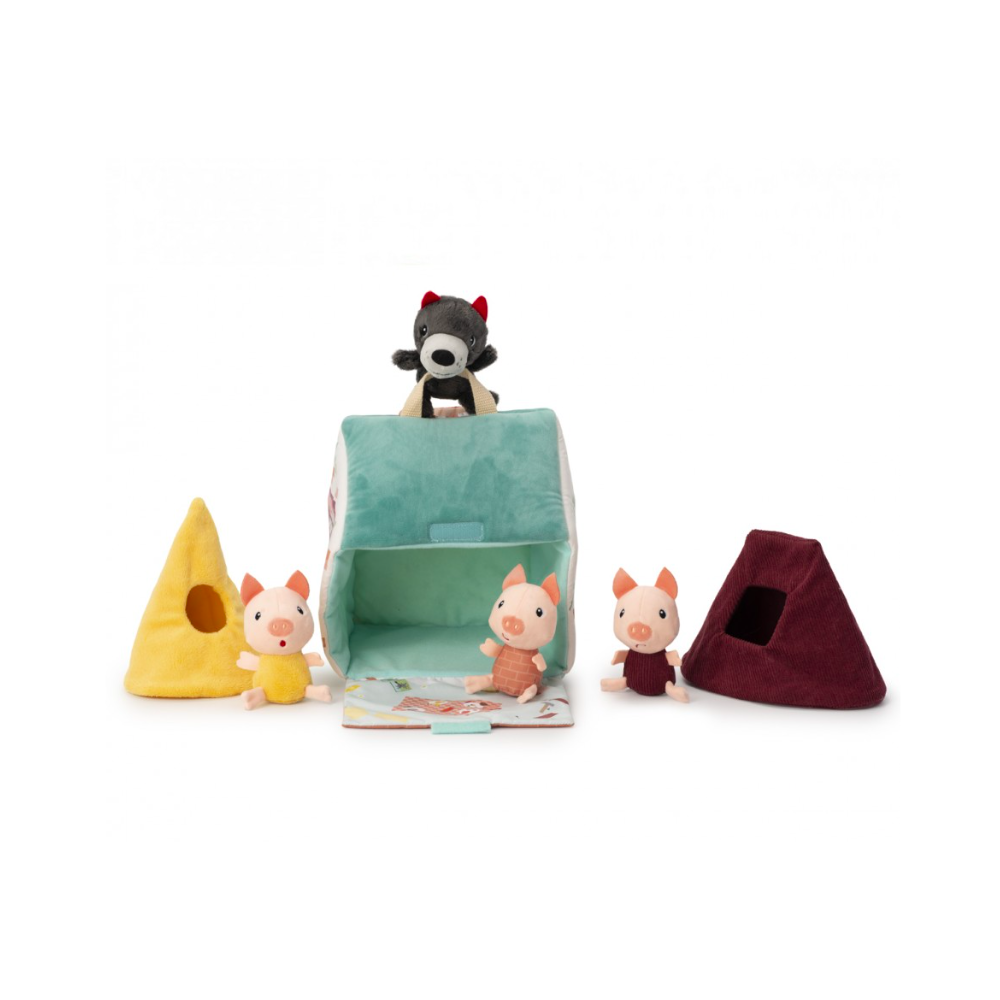 Les maisons du loup et des trois petits cochons - Lilliputiens