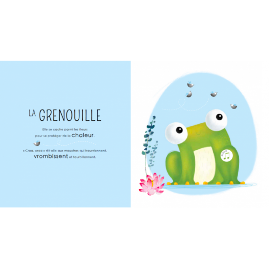 Livre sonore - Les petits habitants de la jungle - Sassi