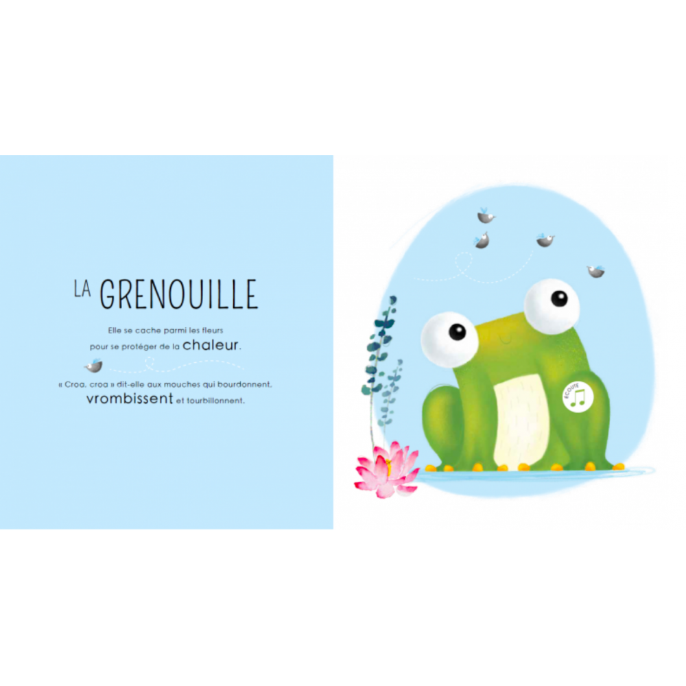 Livre sonore - Les petits habitants de la jungle - Sassi