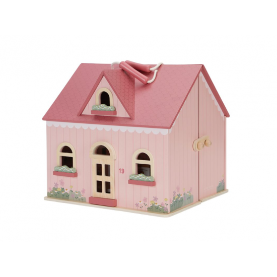 Maison de poupée en bois portable - Little Dutch