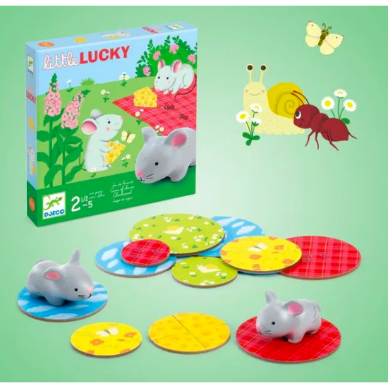 Jeu de hasard et de mémoire - Little Lucky - Djeco