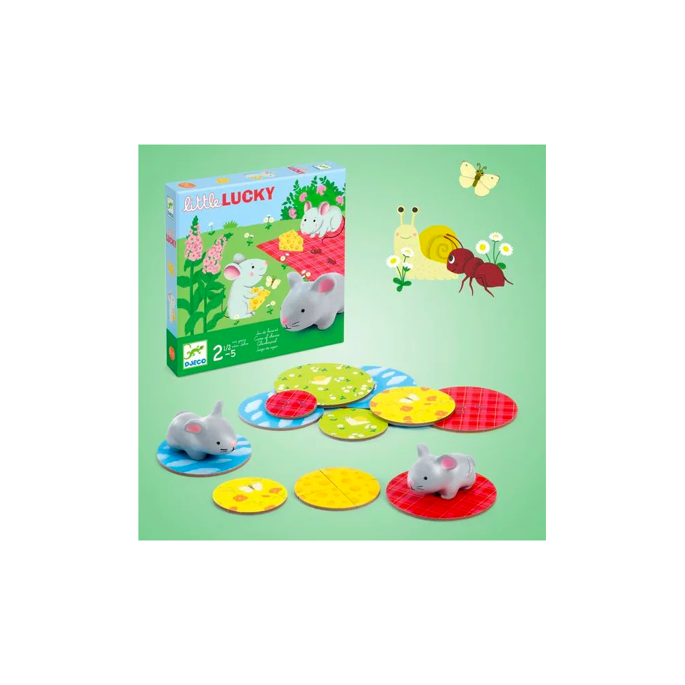 Jeu de hasard et de mémoire - Little Lucky - Djeco