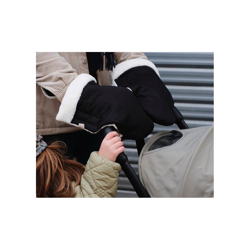 Gants pour poussette Hyde Park - Black - Nobodinoz