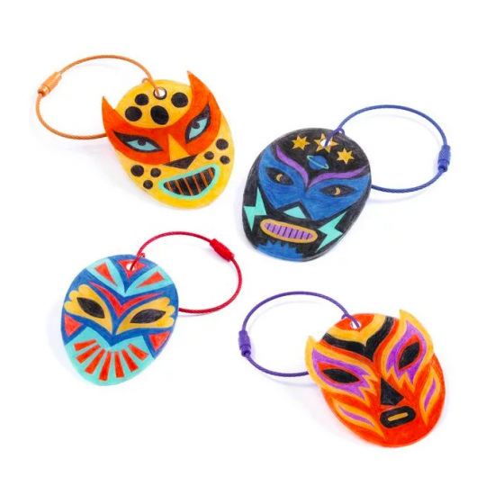 Artistic Plastic - Porte clefs Catcheurs - Djeco