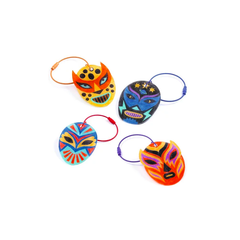 Artistic Plastic - Porte clefs Catcheurs - Djeco