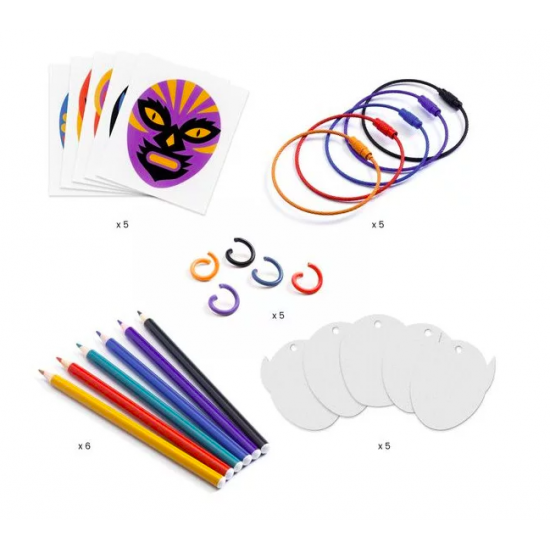 Artistic Plastic - Porte clefs Catcheurs - Djeco