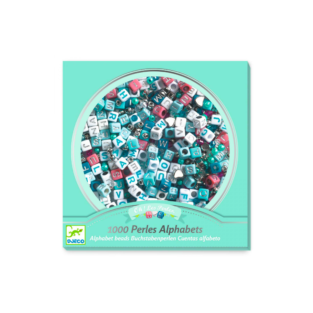 1000 Perles Alphabet - Argent - Djeco