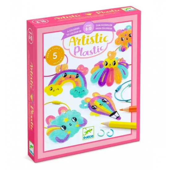 Artistic Plastic - Porte-clefs Kawaï - Djeco