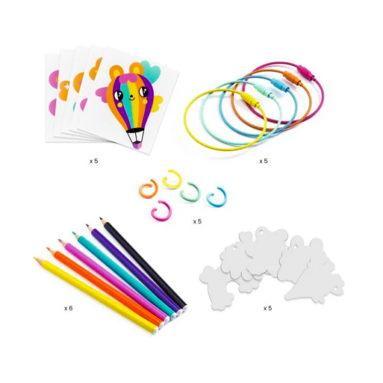 Artistic Plastic - Porte-clefs Kawaï - Djeco