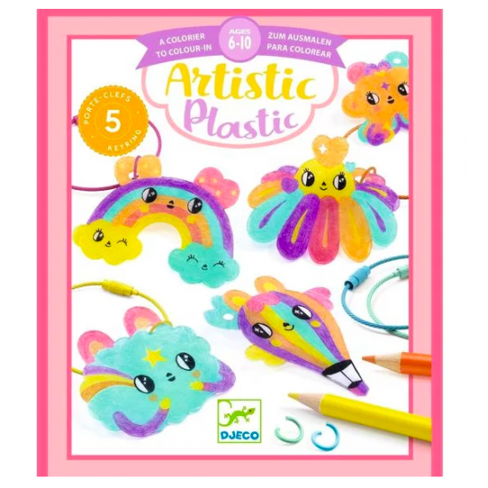 Artistic Plastic - Porte-clefs Kawaï - Djeco