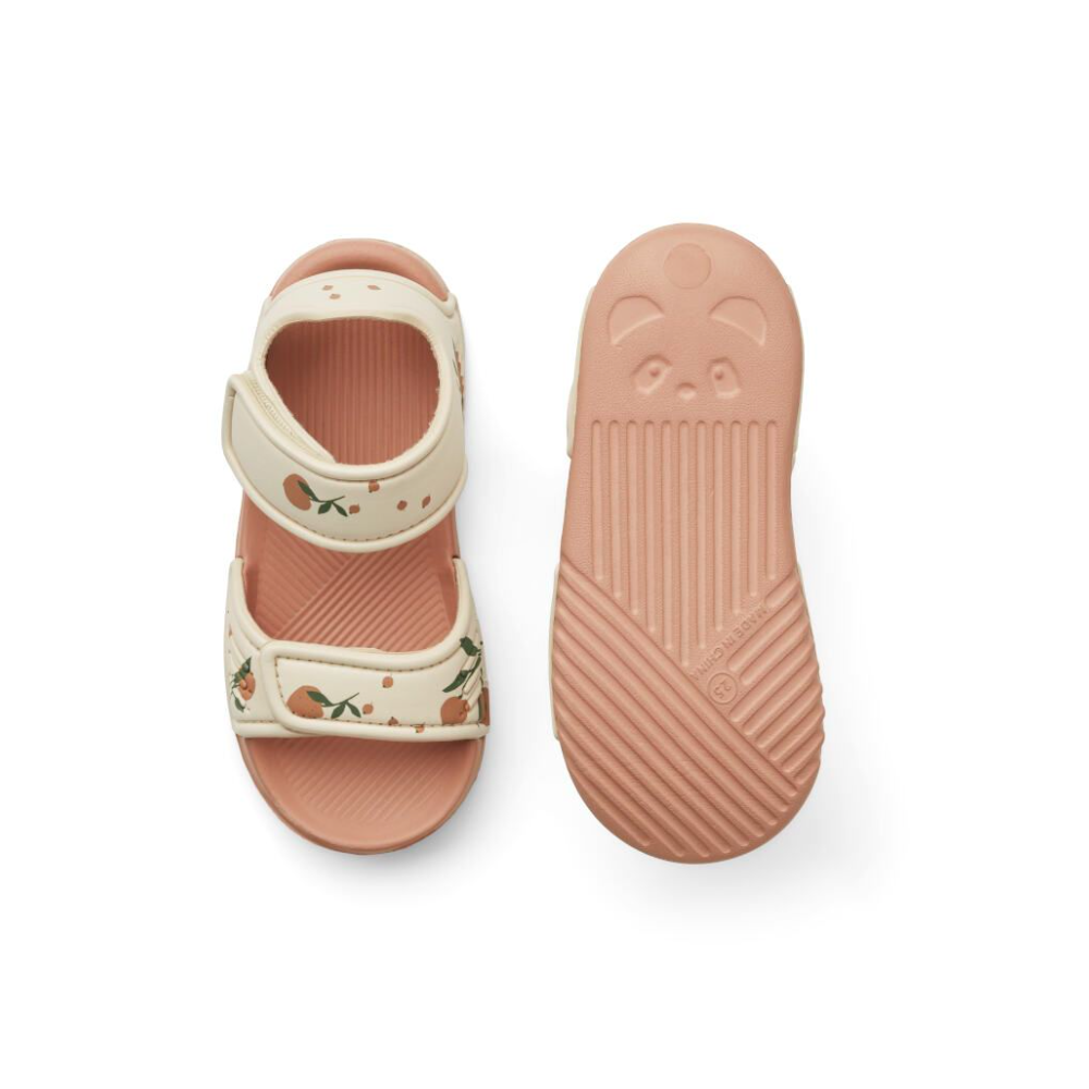 Sandales Blumer - Peach Sea Shell Taille 27 - Liewood