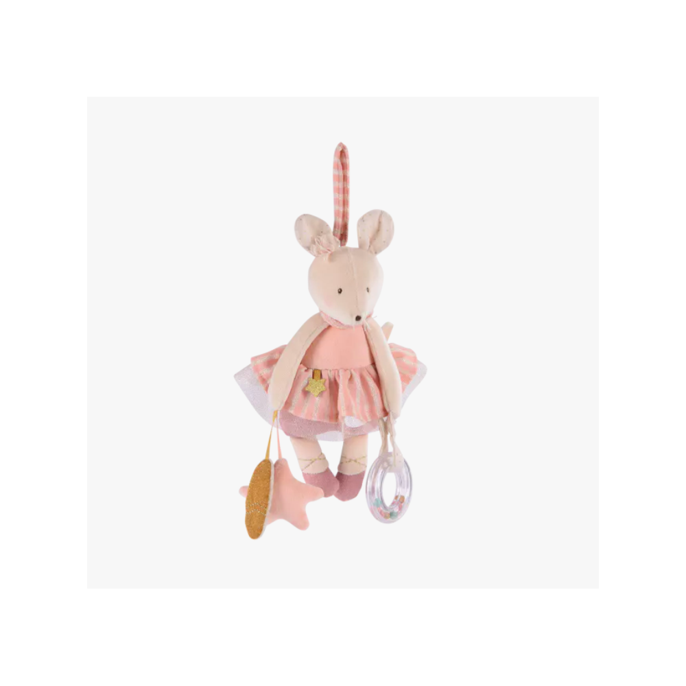 Souris d'activités à suspendre - La petite école de danse - Moulin Roty