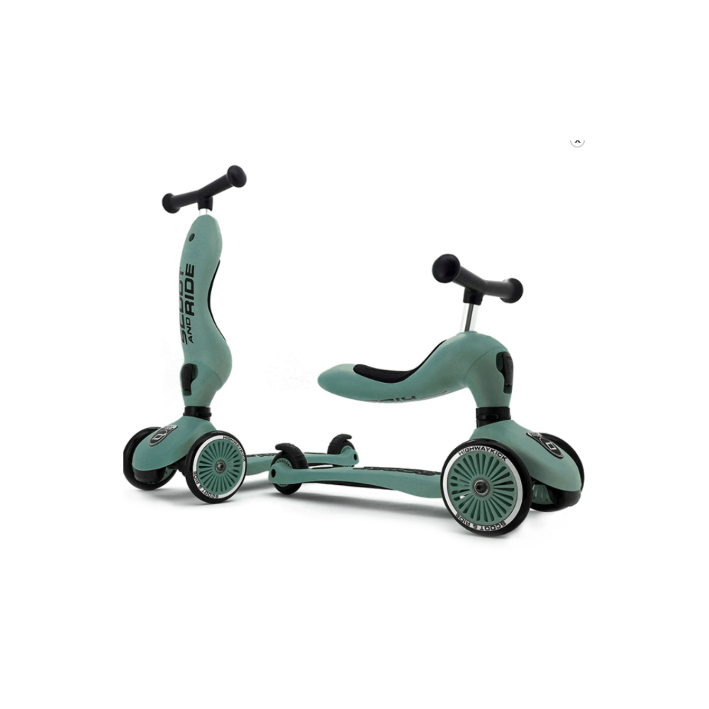 Porteur / Trottinette Scoot and ride vert Highwaykick 1 Scoot and ride - Vert forêt