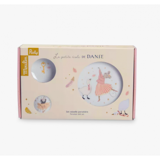 Set vaisselle en céramique - La petite école de danse - Moulin Roty
