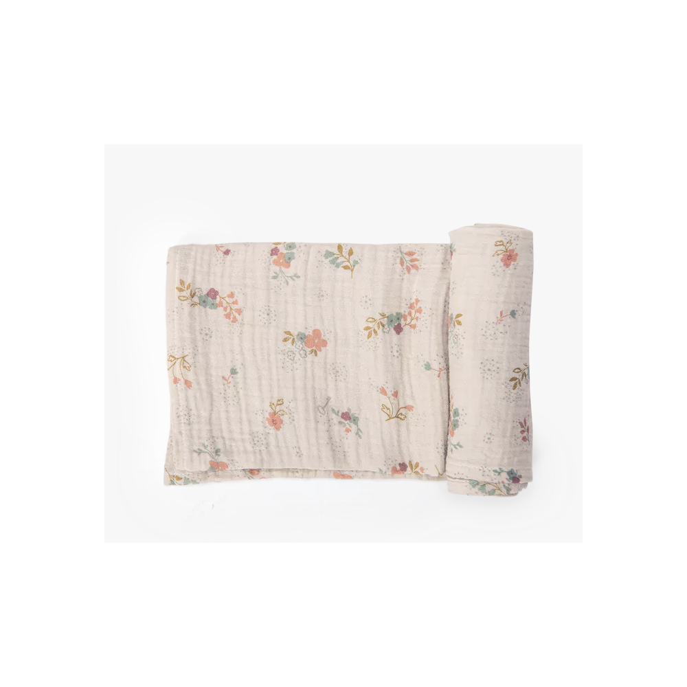 Set de 3 langes imprimés 70x70 cm - La petite école de danse - Moulin Roty