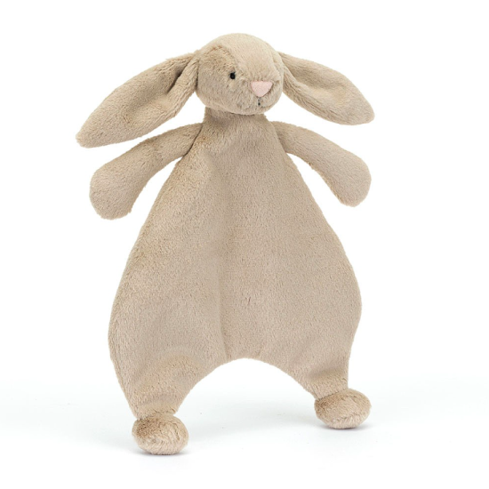 Doudou plat lapin bashful - Beige - Jellycat