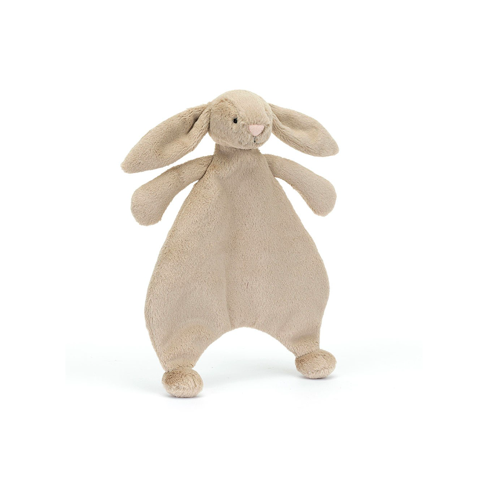 Doudou plat lapin bashful - Beige - Jellycat