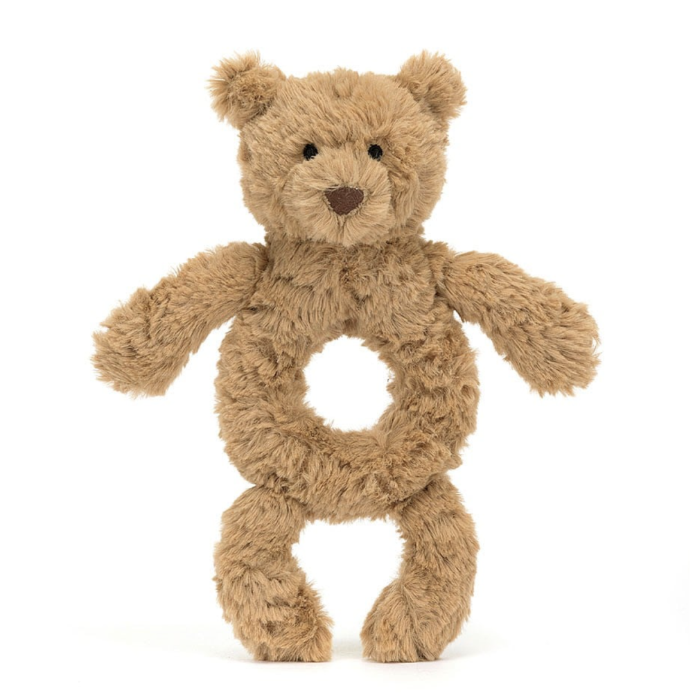 Hochet peluche Ours Bartholomew - Jellycat