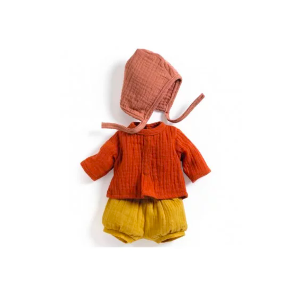 Tenue pour poupée Pomea - Mandarine - Djeco