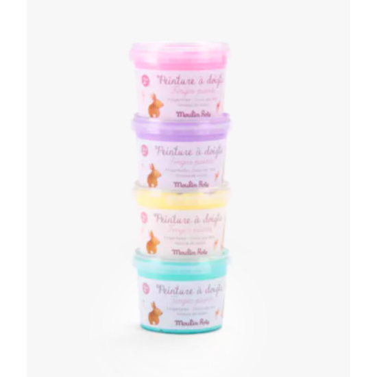 Peinture à doigts pastel les Rosalies - Moulin Roty