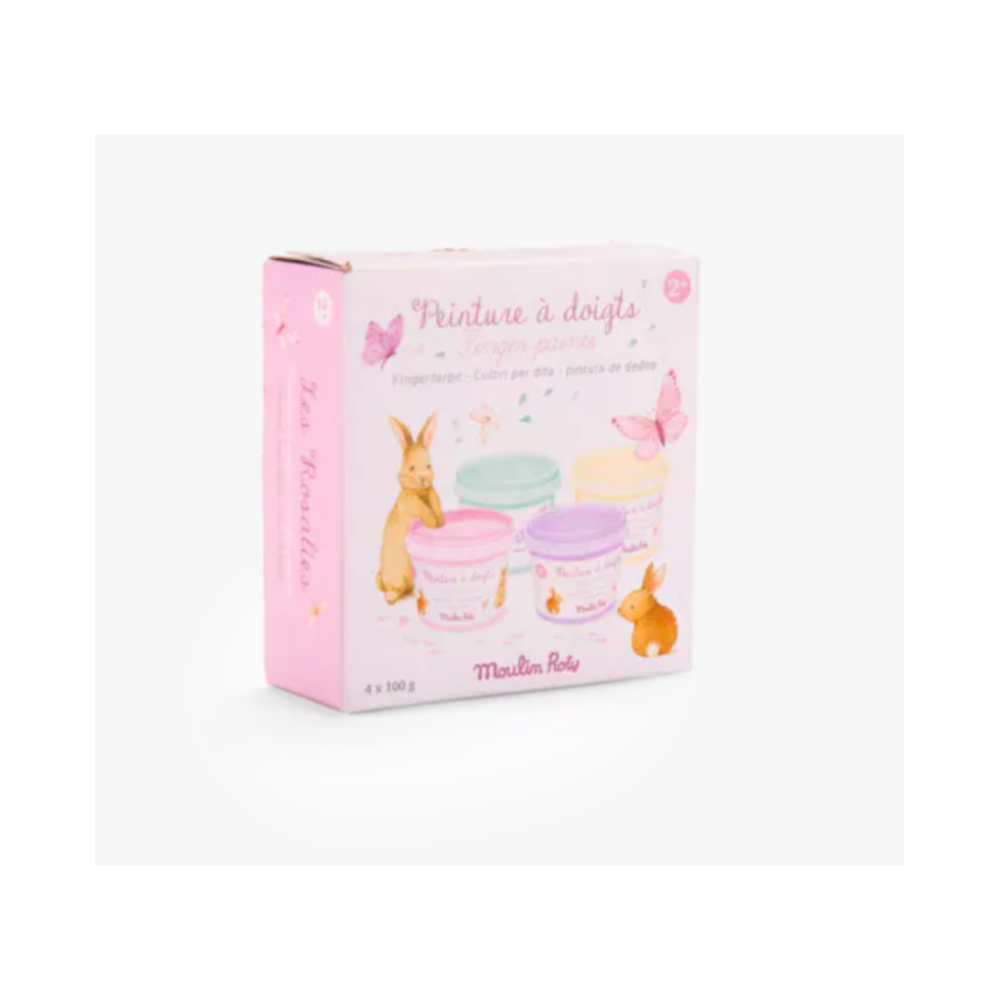 Peinture à doigts pastel les Rosalies - Moulin Roty