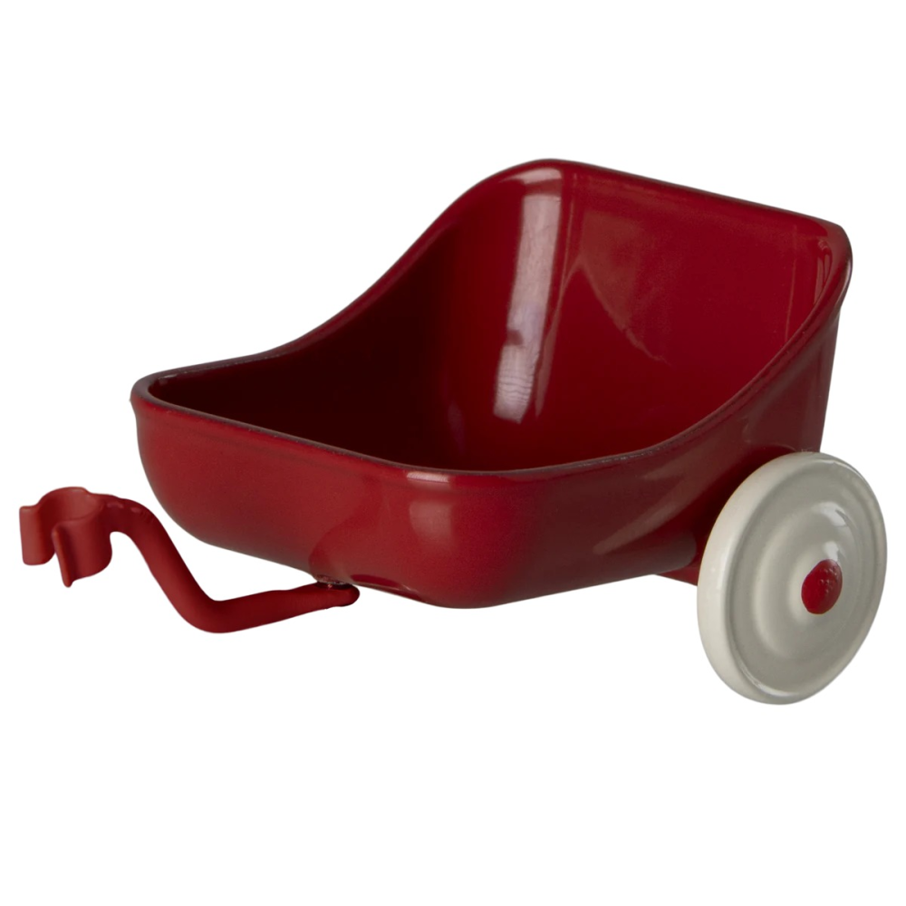 Chariot pour tricycle rouge souris - Maileg