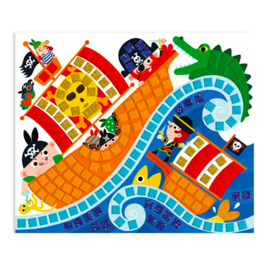 Kit créatif - Mosaïques Pirates - Janod