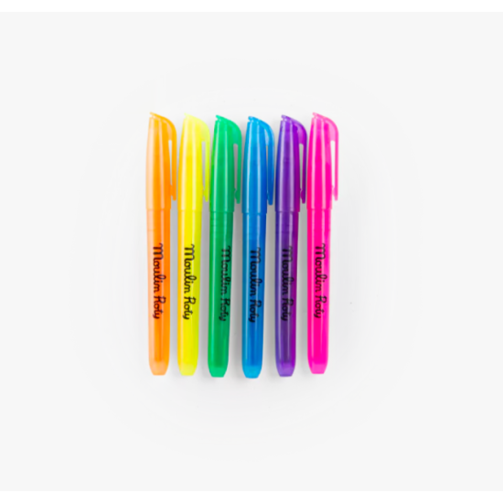 6 feutres fluo Les Loufoques - Moulin Roty