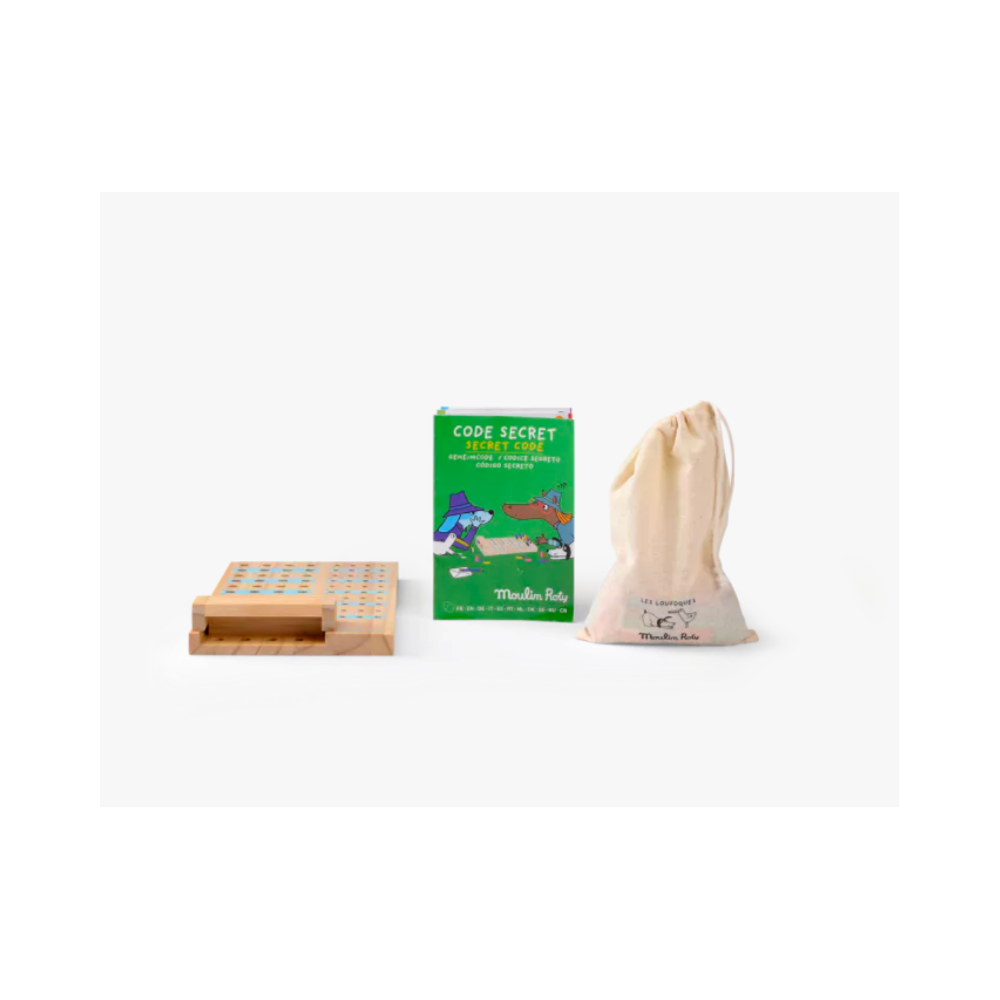 Code secret en bois Les Loufoques - Moulin Roty