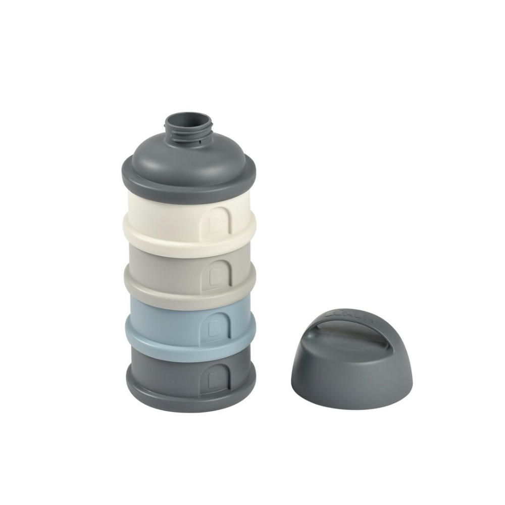 Boîte doseuses 4 compartiments Grey/blue - Beaba