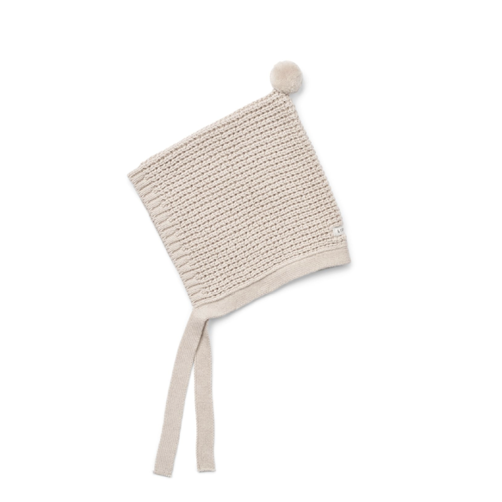 Bonnet tricoté Fresia 6/9 mois - Sandy - Liewood