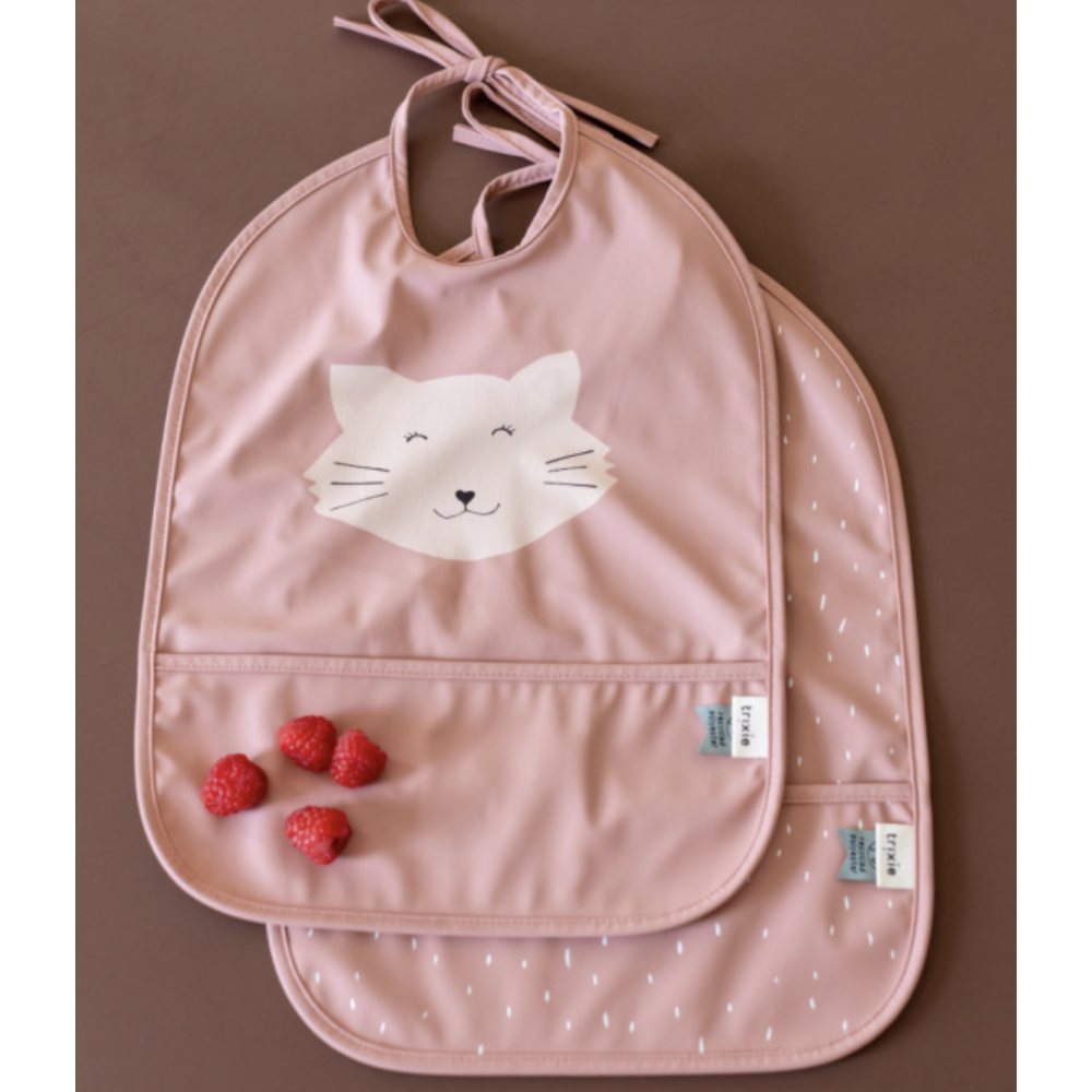 Lot de 2 bavoirs imperméables - Mrs Cat - Trixie