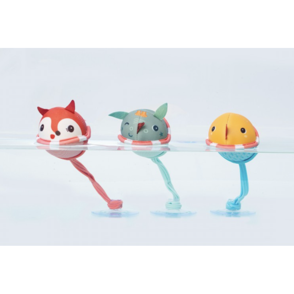 3 balles de bain - Joe/Alice/Gaspard - Lilliputiens